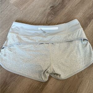 Lululemon Athletica Light Gray Athletic Shorts